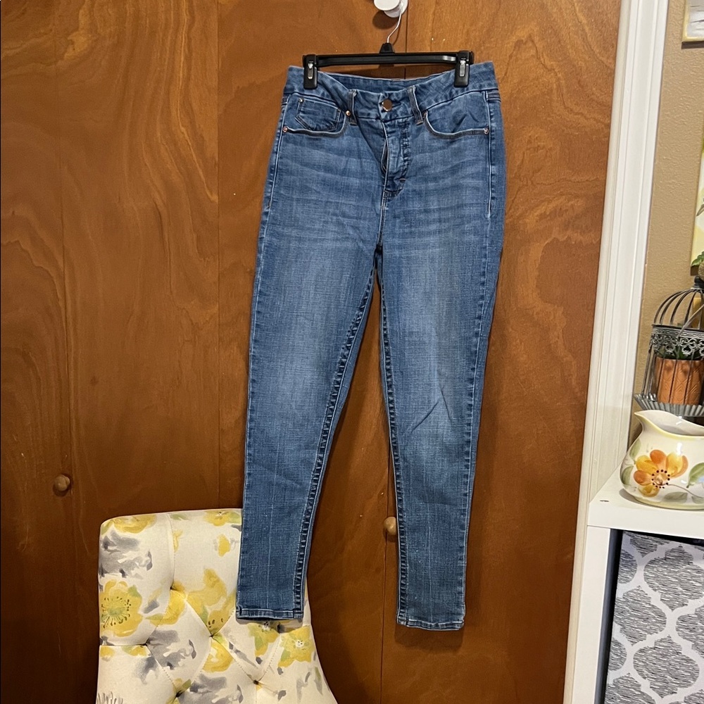 Seven7 Women's Blue Skinny Jeans